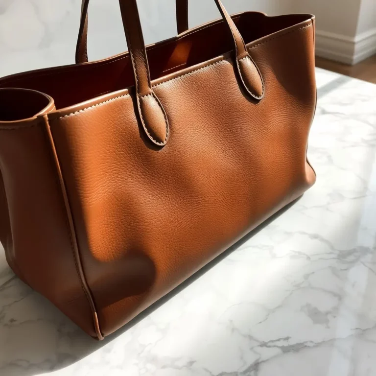 Leather Tote Bag